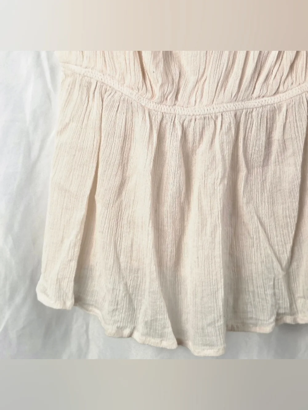 Urban Outfitters Cream Pink Lace-Trim Camisole Size Small Petite - Picture 6 of 16